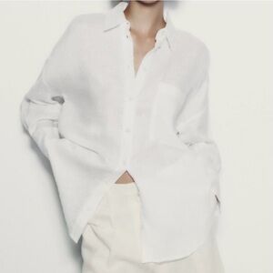 Zara linen shirt